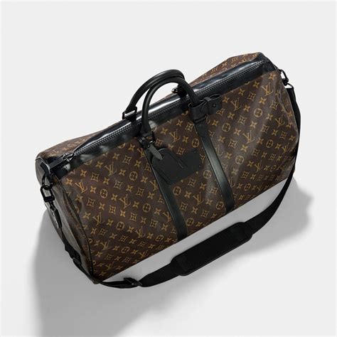 louis vuitton holdall cream|keepall 55 with shoulder strap.